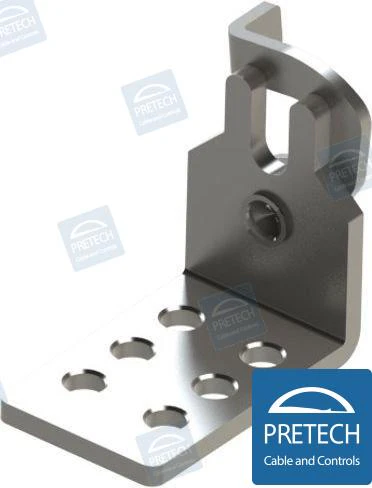 Remote control cable bracket for 1 cable