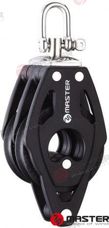 57MM DOUBLE/BECKET/SWIVEL SHACKLE BLOCK 0504F