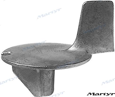 Zinc Trim Tab Anode for Mercury/Mariner