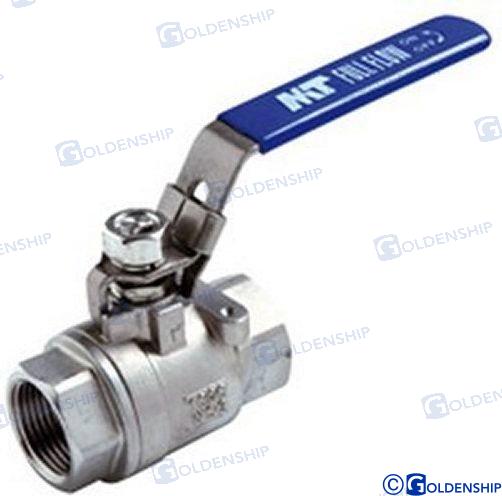 Goldenship® BALL VALVE 1-1/2" STAINLESS GS30006