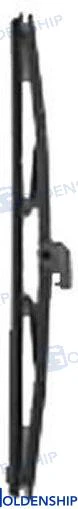 BLACK PVC WIPER BLADE 406MM 12097