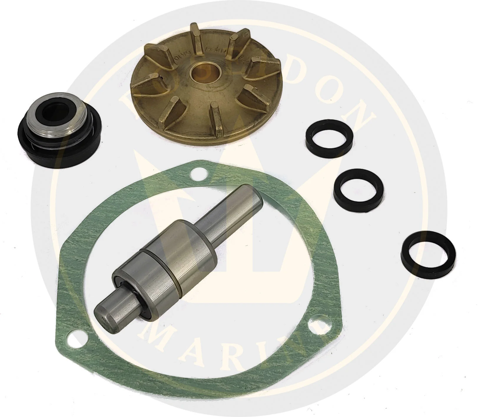 Crom® Circulation pump repair kit Volvo Penta 2002 2003 3812230 for 23401753