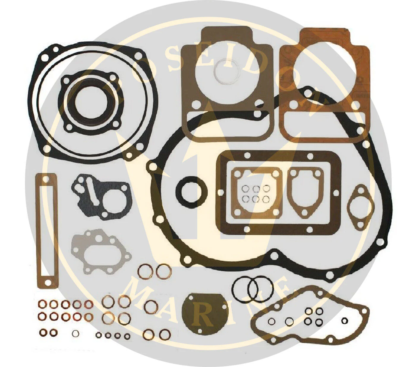 Crom® Oil pan gasket Set Volvo Penta D1A MD1 MD1A 876393 875423
