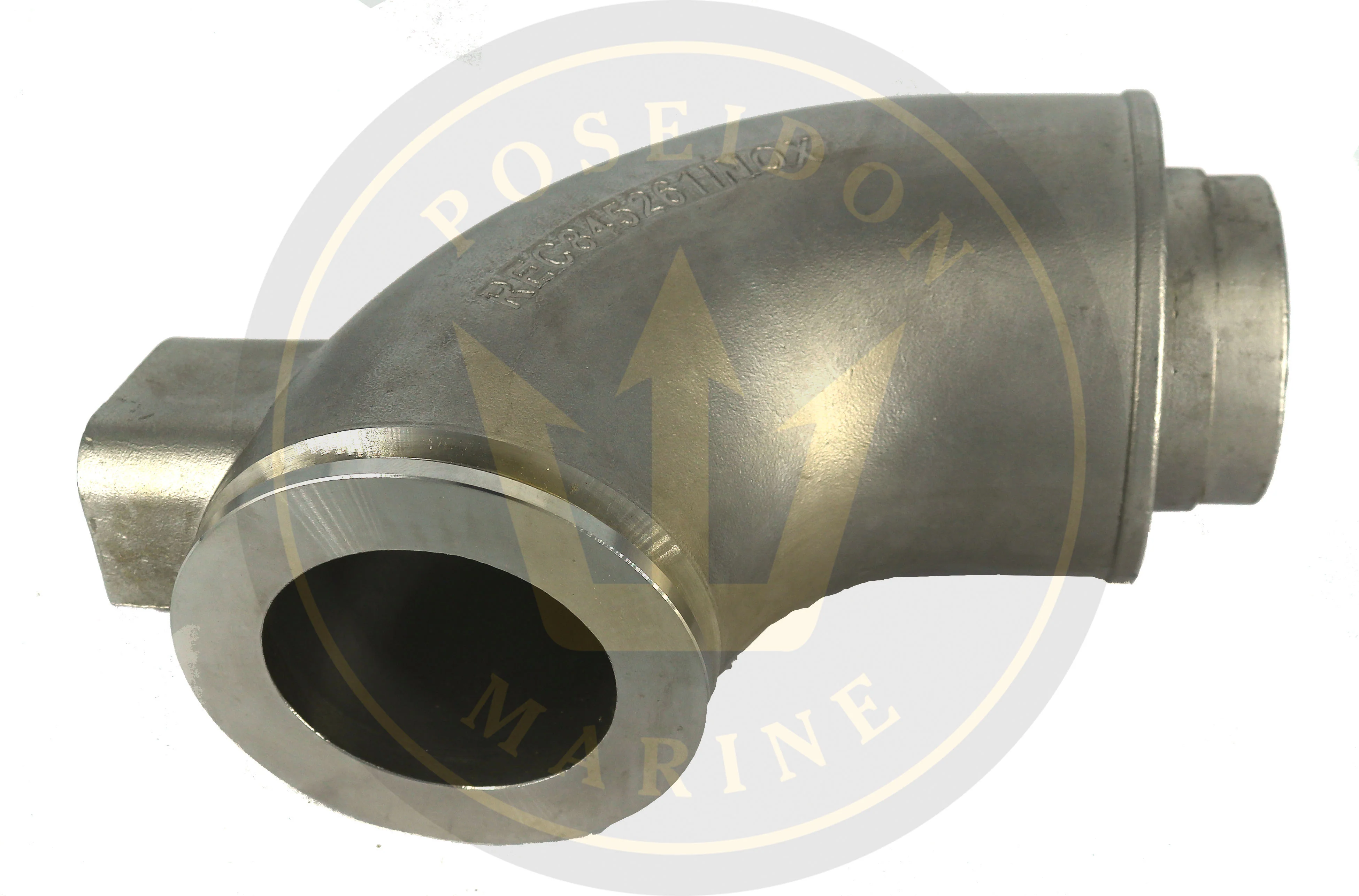 Recmar® Stainless Steel Exhaust Elbow for Volvo Penta 845261 843217 D30 D40 - Image 4