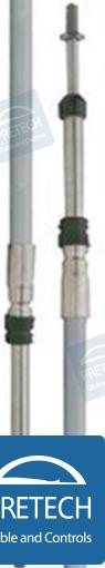 Engine control cable 4300C 13,1m (43 feet)