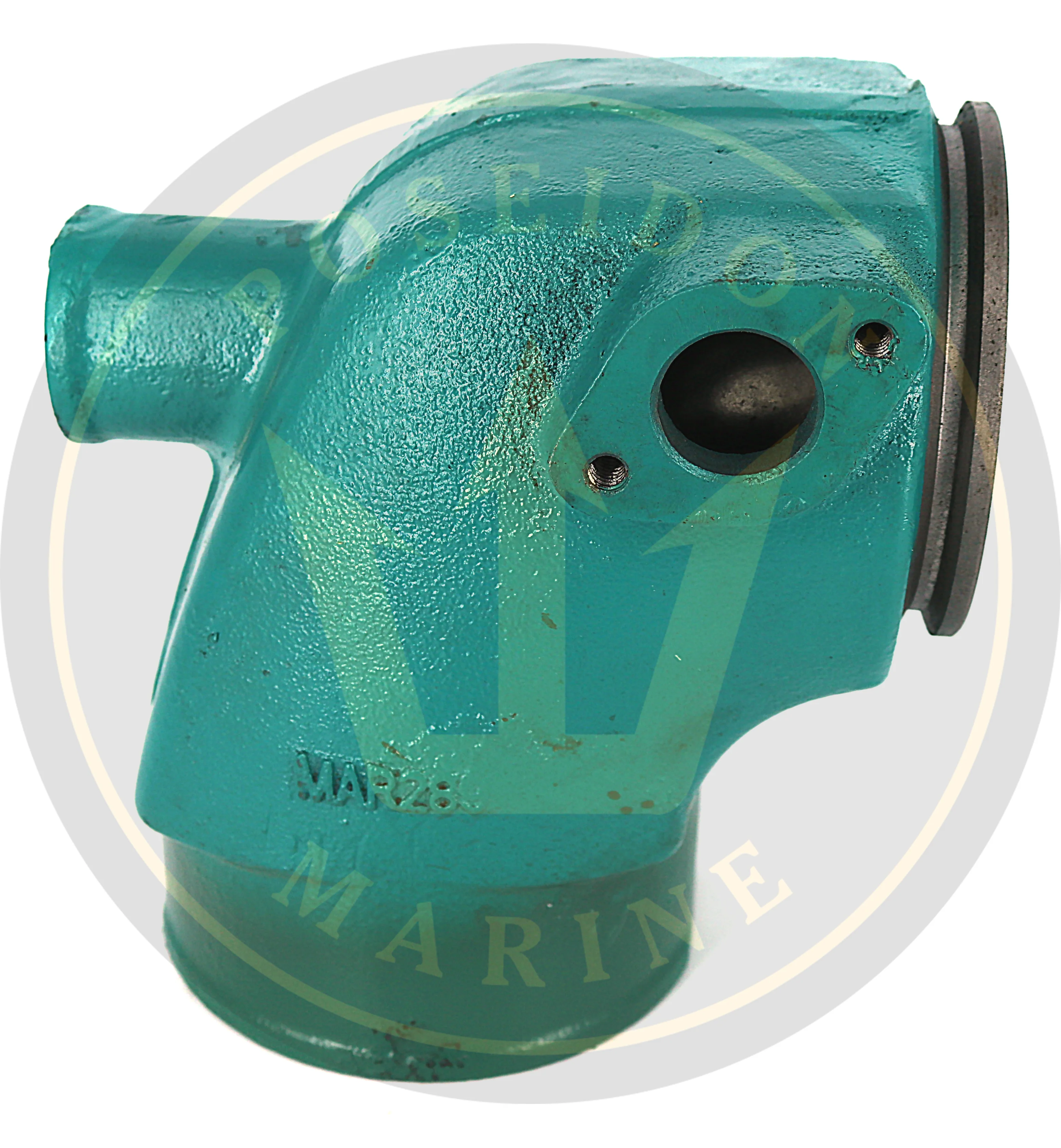 Recmar® Exhaust Elbow for Volvo Penta Diesel 31 32 41 42 43 44 300 861289 - Image 2