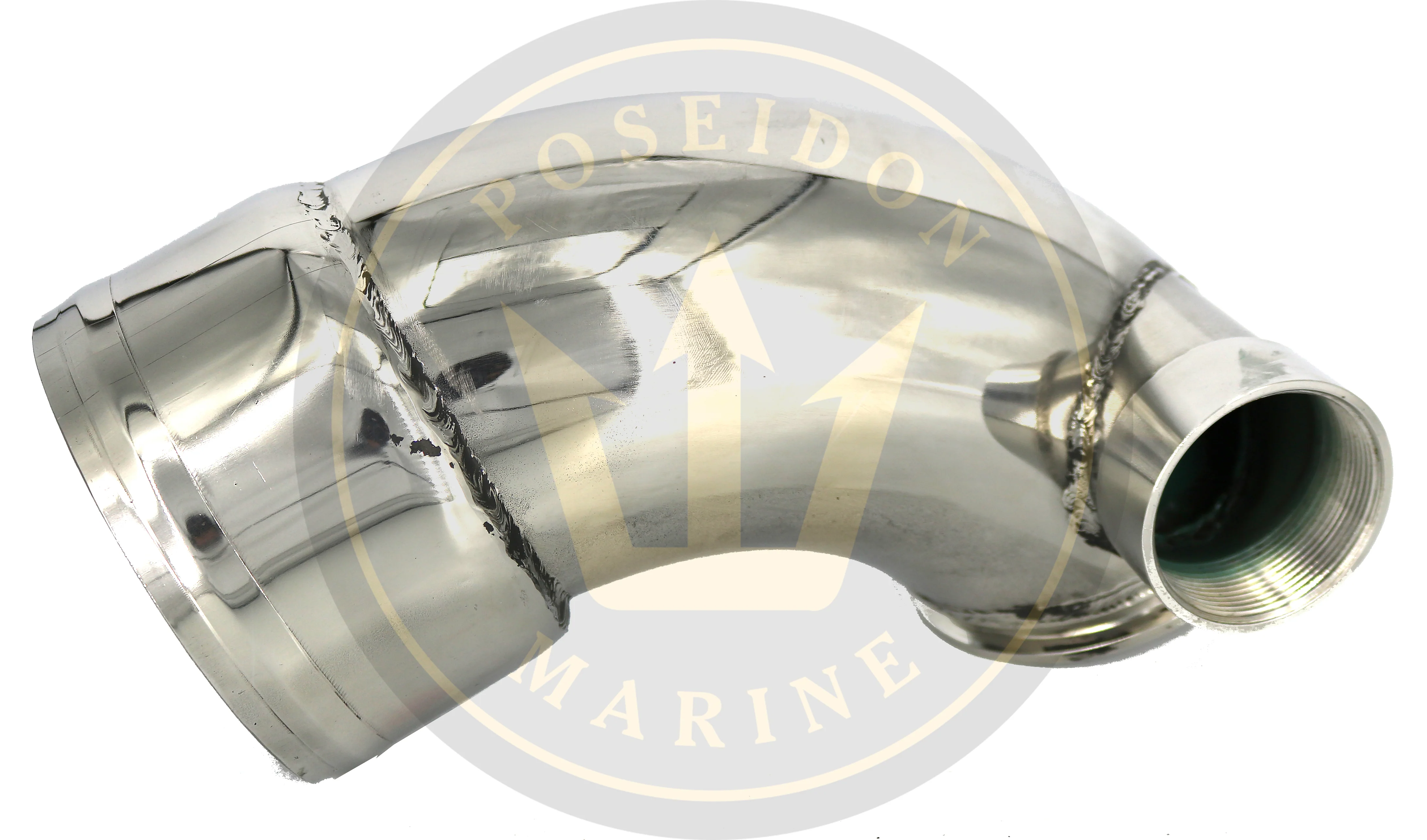 Sedilmare® Stainless Steel Elbow Volvo Penta D63 D71 D73 D74 3830988 - Image 2