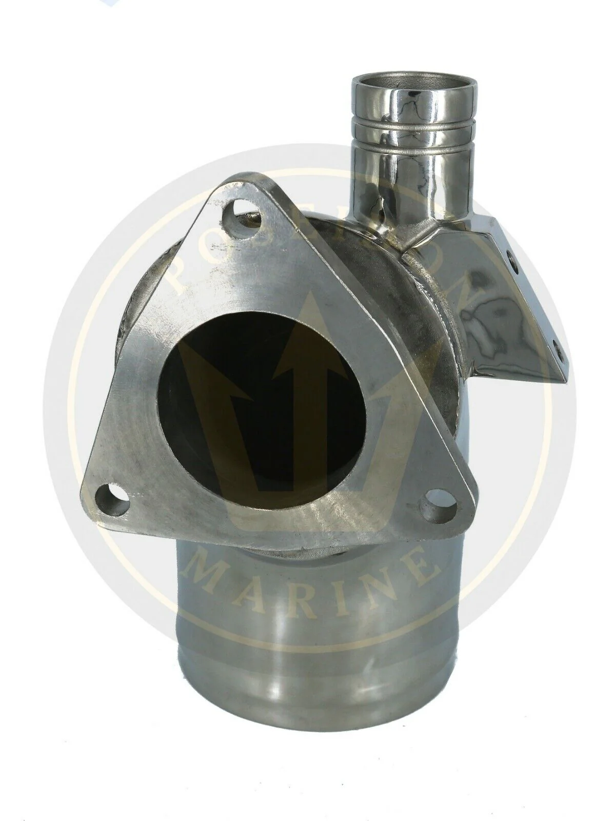 Recmar® Stainless steel Exhaust Elbow Yanmar 4LH-STE 119181-13500 - Image 3