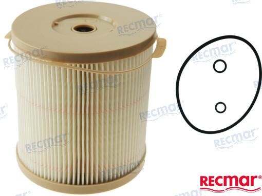 Recmar® 900-series fuel fiter element marine diesel 24360710 10 micron blue