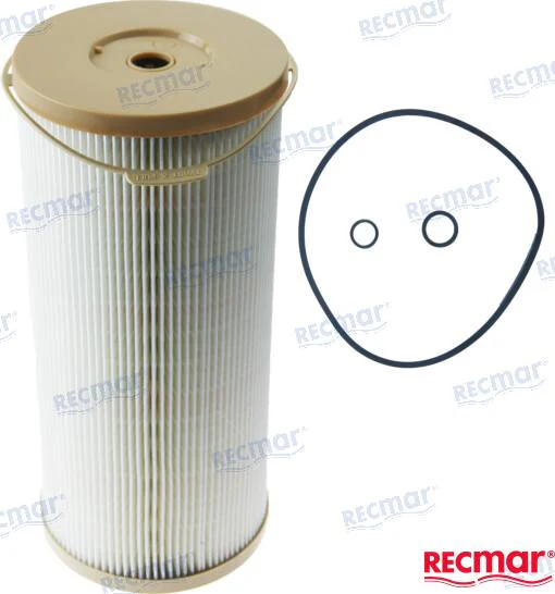 Recmar® 1000-series fuel fiter element Volvo Penta diesel 889422 30 micron red
