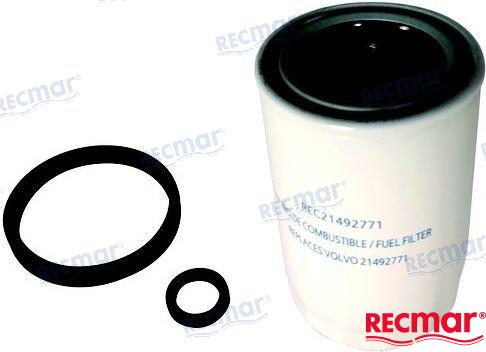 Fuel filter for Volvo Penta MD6A, MD6B, MD7A/B, 30, 31, 32, 60-63, 70, 71-72, 100, 102, 103, 120, 121, 122, 162, 163