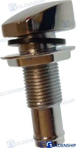 Goldenship® fuel tank air vent 9/16" C/P ZAMAK