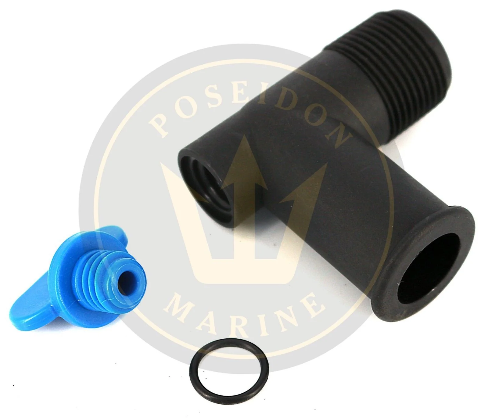Exhaust Manifold 90 Degree Fitting Drain Plug Elbow for MerCruiser 22-862210A01