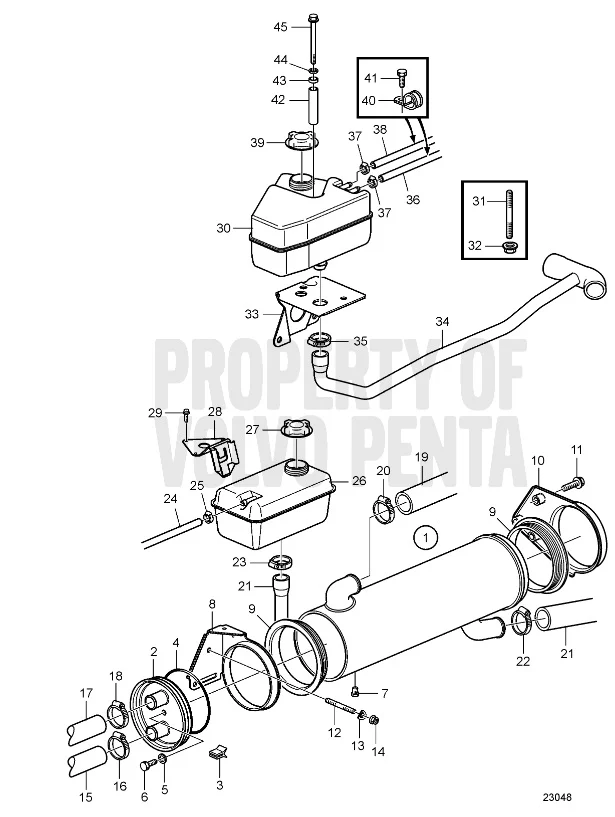 Hose heat exchanger to oil cooler 860643 - Image 2
