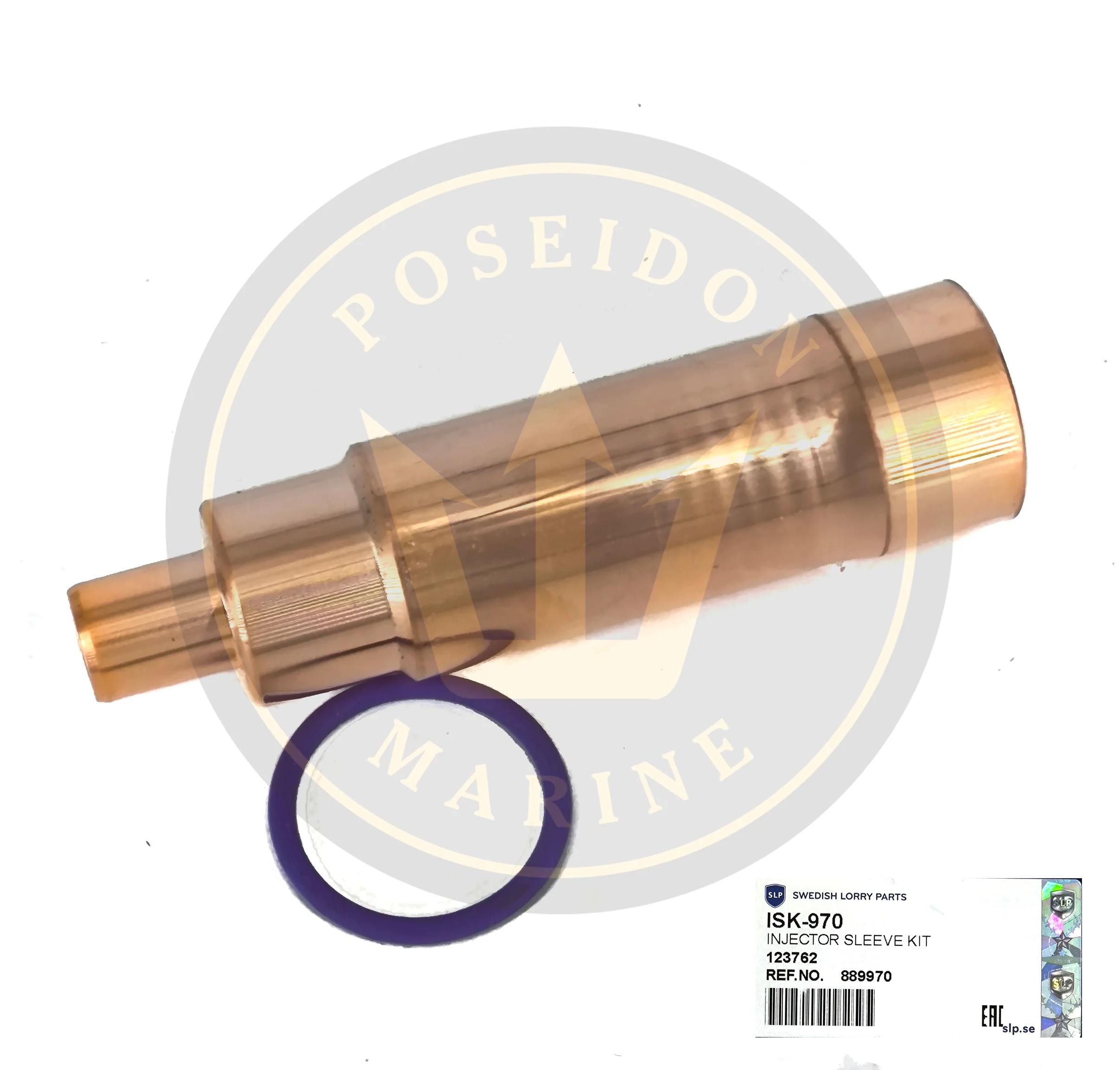 SLP® Injector sleeve kit Volvo Penta D4 D6 889970 3583716 - Image 2