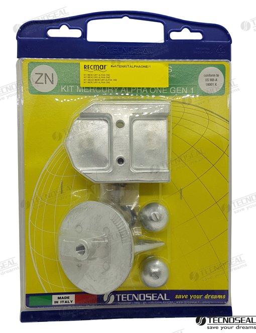 Technoseal® ZINC ANODE KIT MERCURY ALPHA ONE