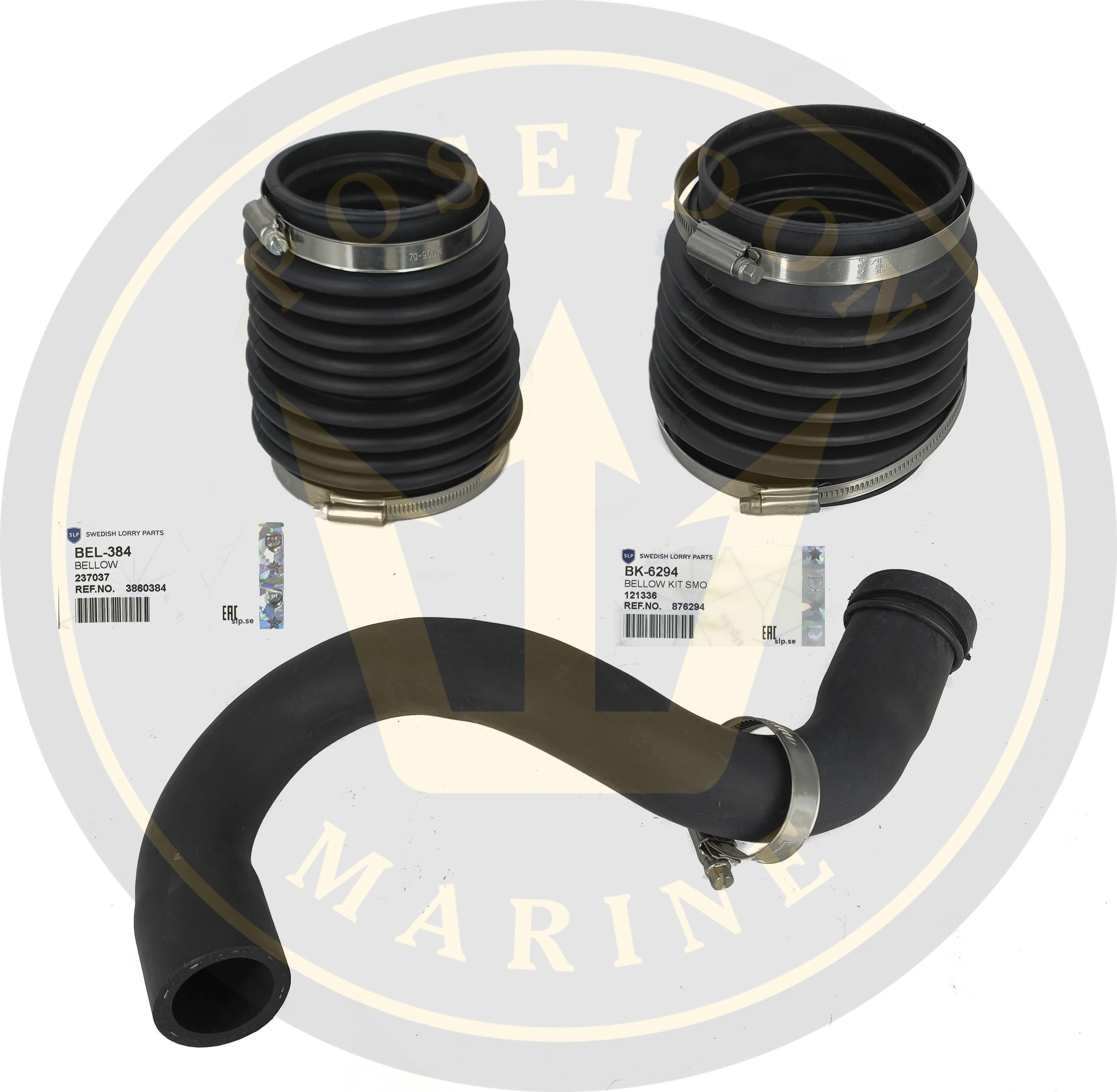 SLP® Bellows kit Volvo Penta DP-G DPX-A 3860384 876294 876632