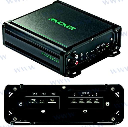 KM Marine 150W 2 Channel Class D Full-Ra 45KMA1502