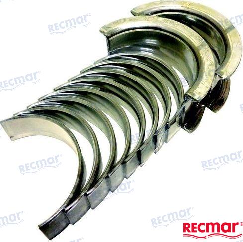 Main Bearing Kit for Volvo Penta gasoline B23, B25 std.