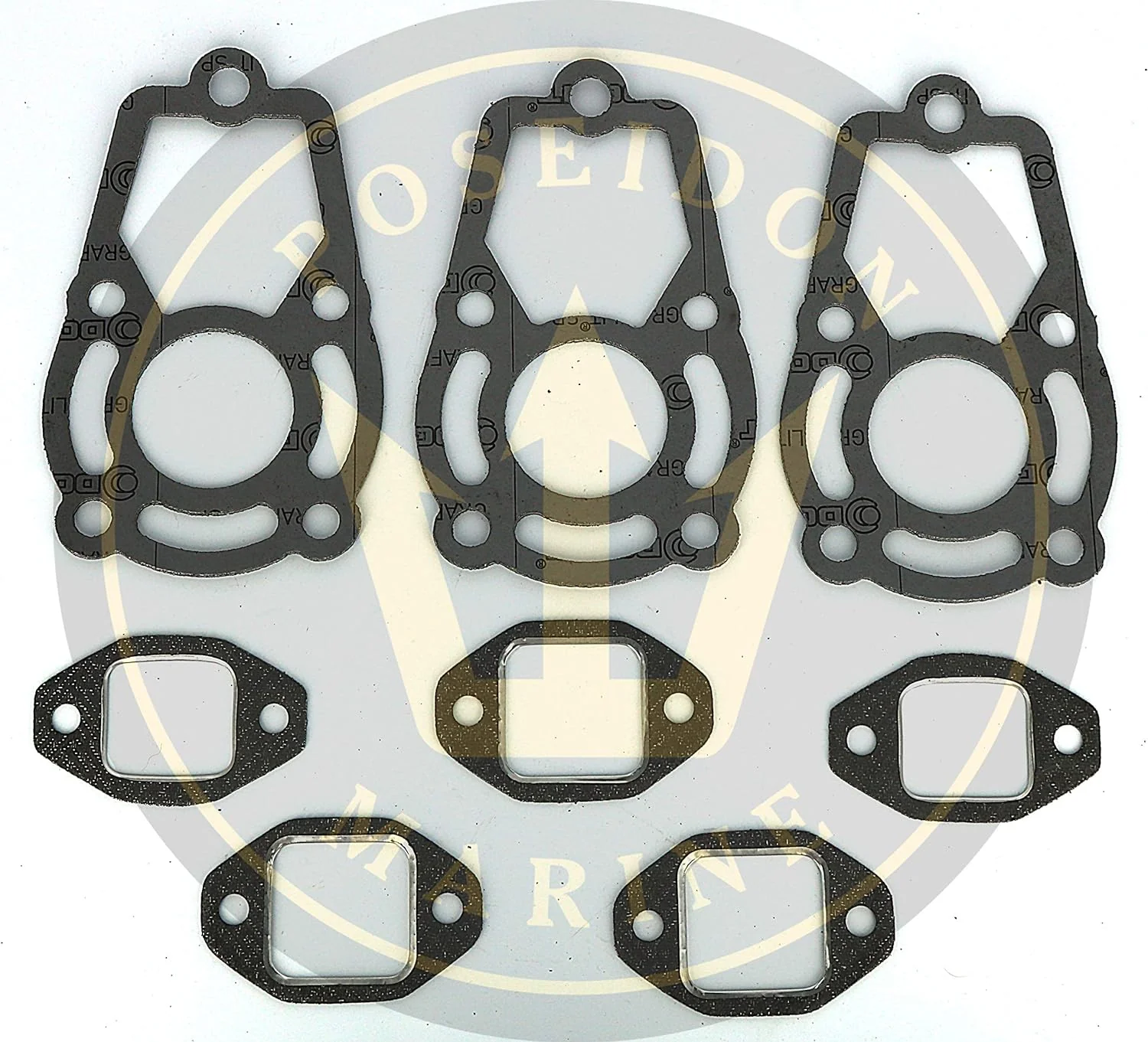 Crom® Manifold Gasket Set Volvo Penta MD19 MD21 859140 859114 859144