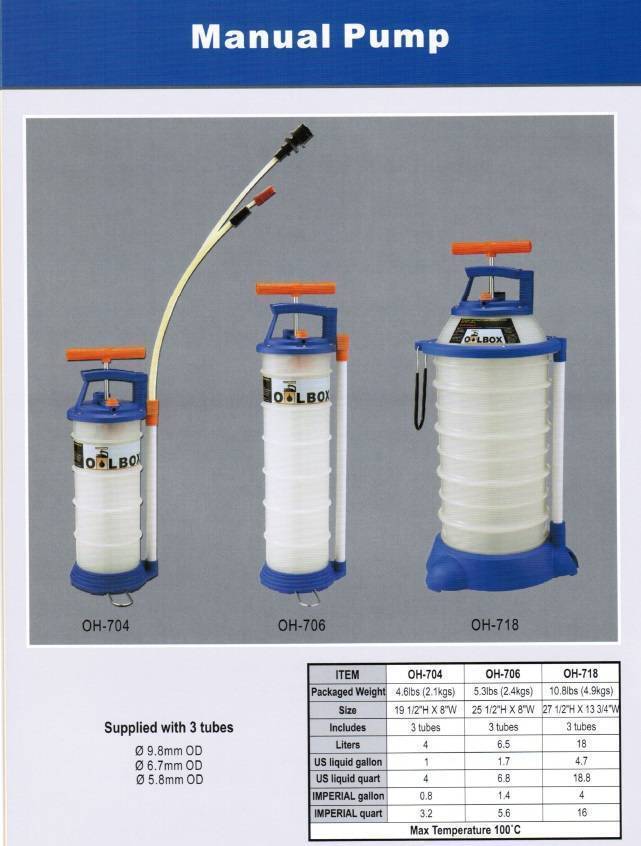 Goldenship® MANUAL OIL CHANGE PUMP 4 L. GS20080 - Image 2