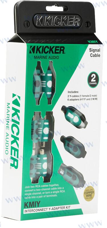 Marine series Y-Adaptor,RCA Male/Female 47KMIY