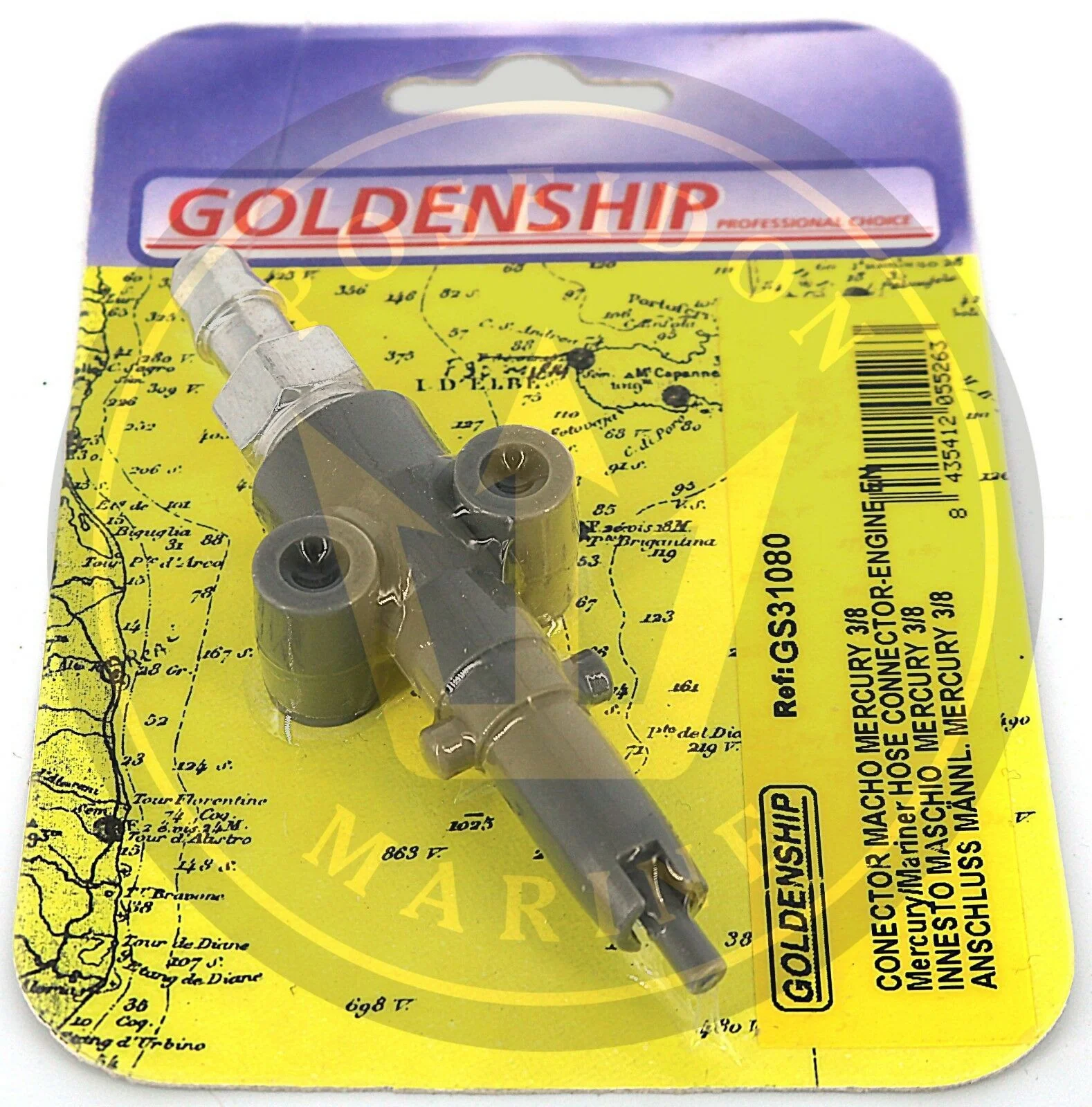 Fuel Connector 3/8” for Mercury/Mariner GS31080
