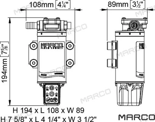 MARCO® OIL CHANGE KIT ELECTRONIC 12/24V GS20141 - Image 2