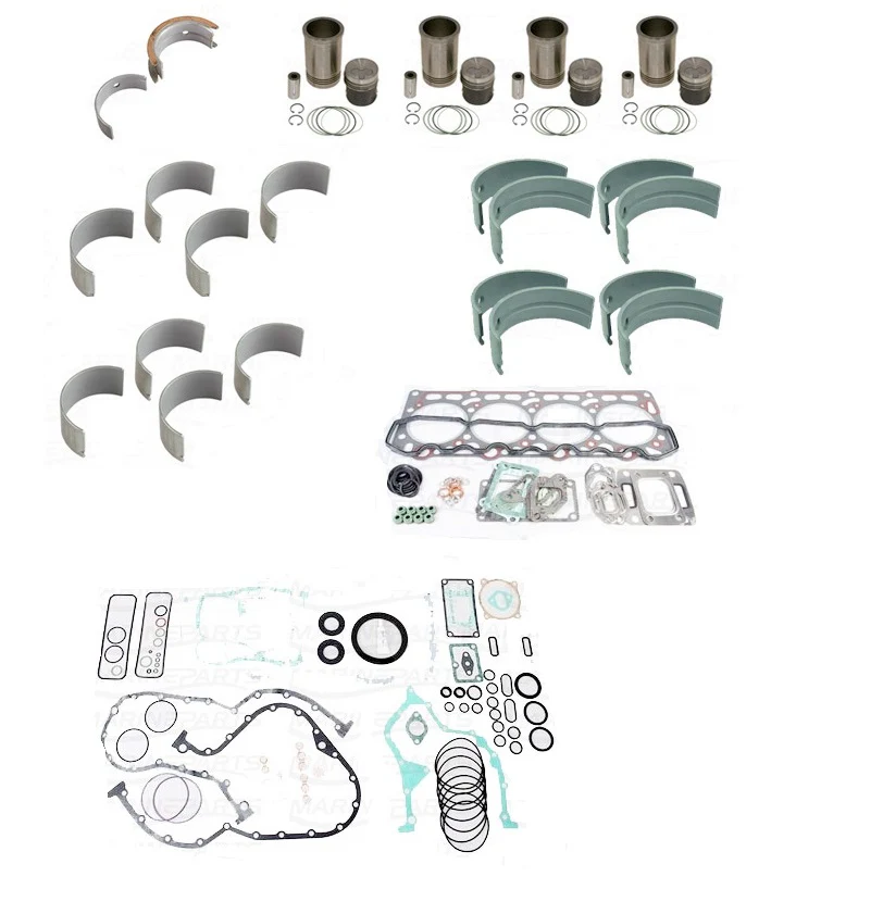 Engine overhaul kit for Volvo Penta 30A 30B 30C 875722 876965