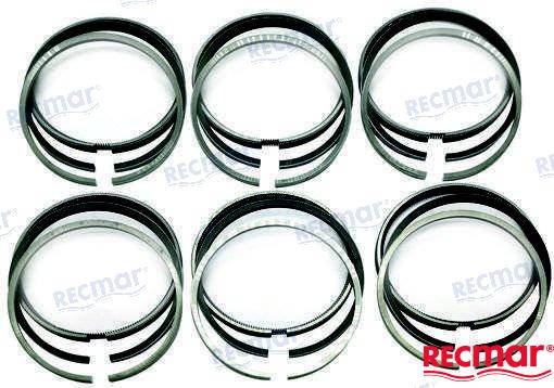 Piston ring kit for Yanmar 6LP-series (complete)