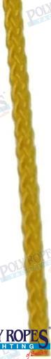POLIESTER ROPE 3 MM YELLOW 25 M 2204040530