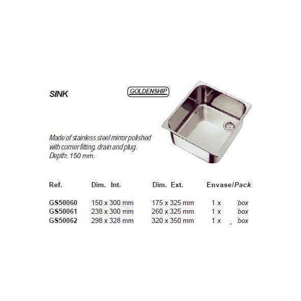 POLISHED SINK  - EXT. 175X325 MM - Image 2