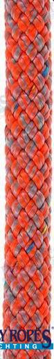 POLY-BRAID-32 12MM. GREY/ORANGE (85 M) 2083811712