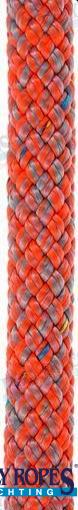 POLY-BRAID-32 8MM. GREY/ORANGE (150 M) 2083812608