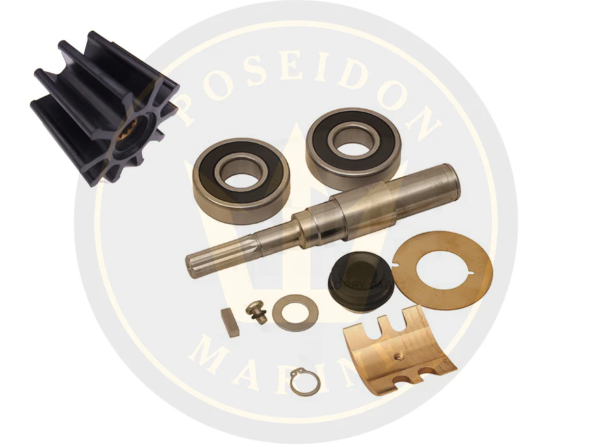Poseidon Marine® Sea water pump shaft kit Volvo Penta D4 pump 3584062 21418999