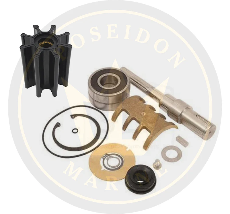 Poseidon Marine® Sea water pump shaft kit Volvo Penta D6 pump 3589907 21380890