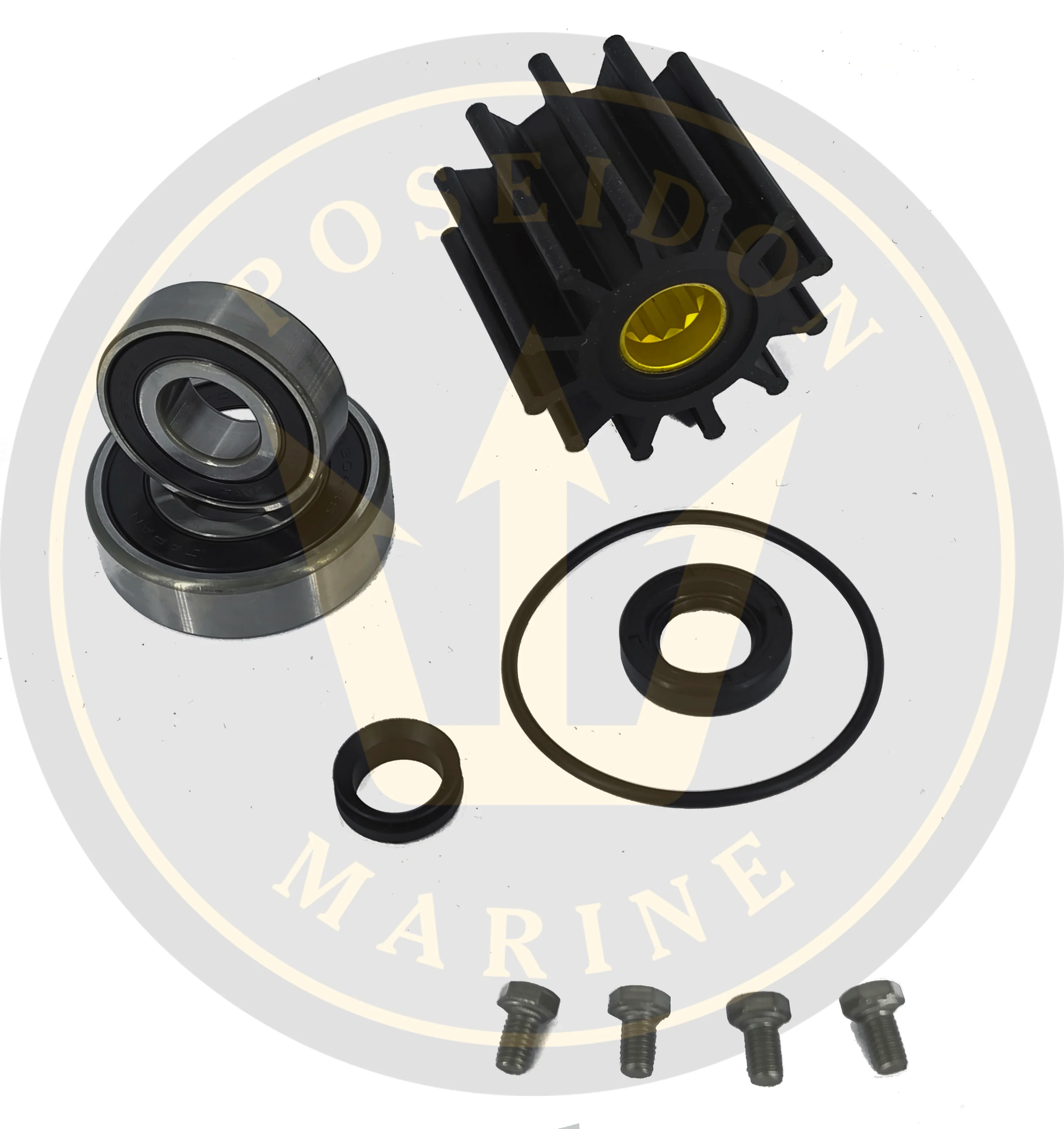 PoseidonMarine® Water pump repair kit Volvo Penta D3 21141637 10-13449-11 - Image 2