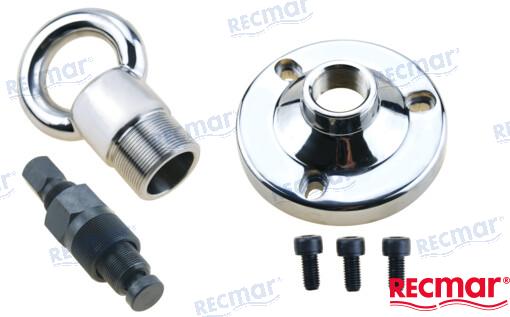 Flywheel puller, lifting eye
