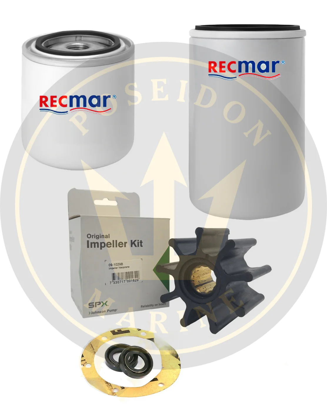 Recmar® Service kit Volvo Penta AD41 TMD41D AQAD41 D41 replaces 877202 - Image 2