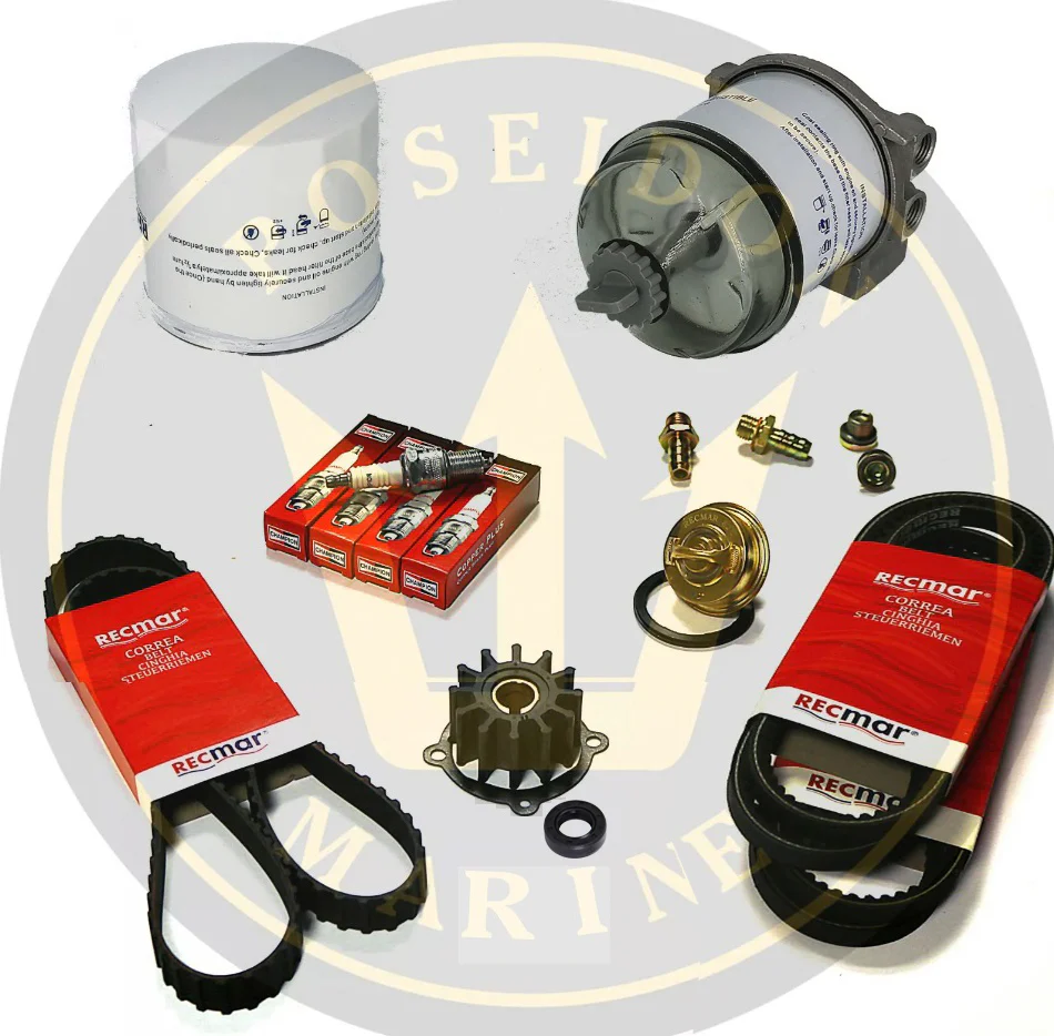 Recmar® Service kit Volvo Penta AQ120 125 131 145 151 3517857 875580 463377 - Image 2