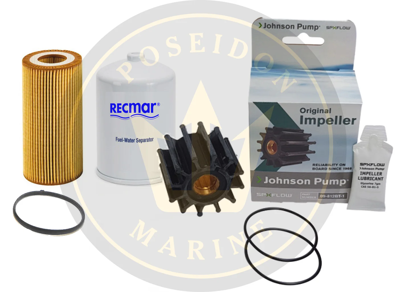 Recmar® Service kit Volvo Penta D3 replaces 30788490 21139810 21951352 21759184 - Image 2