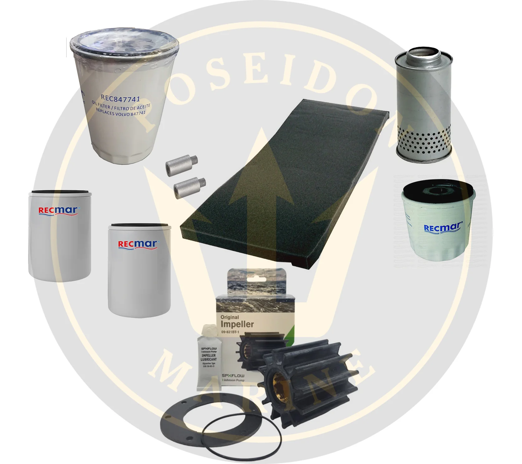 Recmar® Service kit Volvo Penta TAMD63 3825038 21492771 847741 3827069 3887761 - Image 2