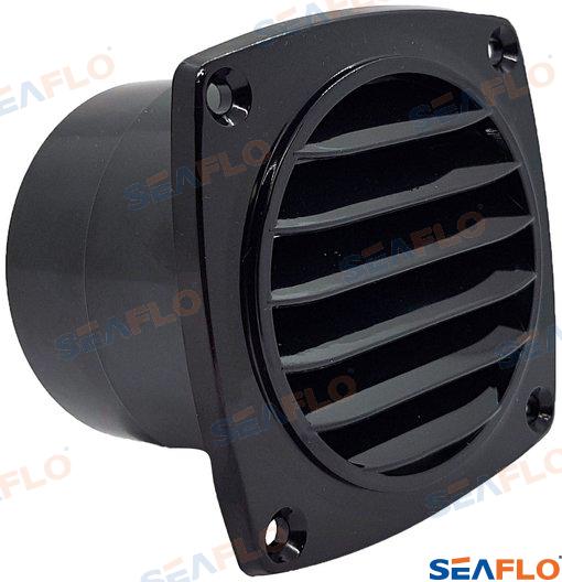 Air Vent Louvered 77.8mm plastic black