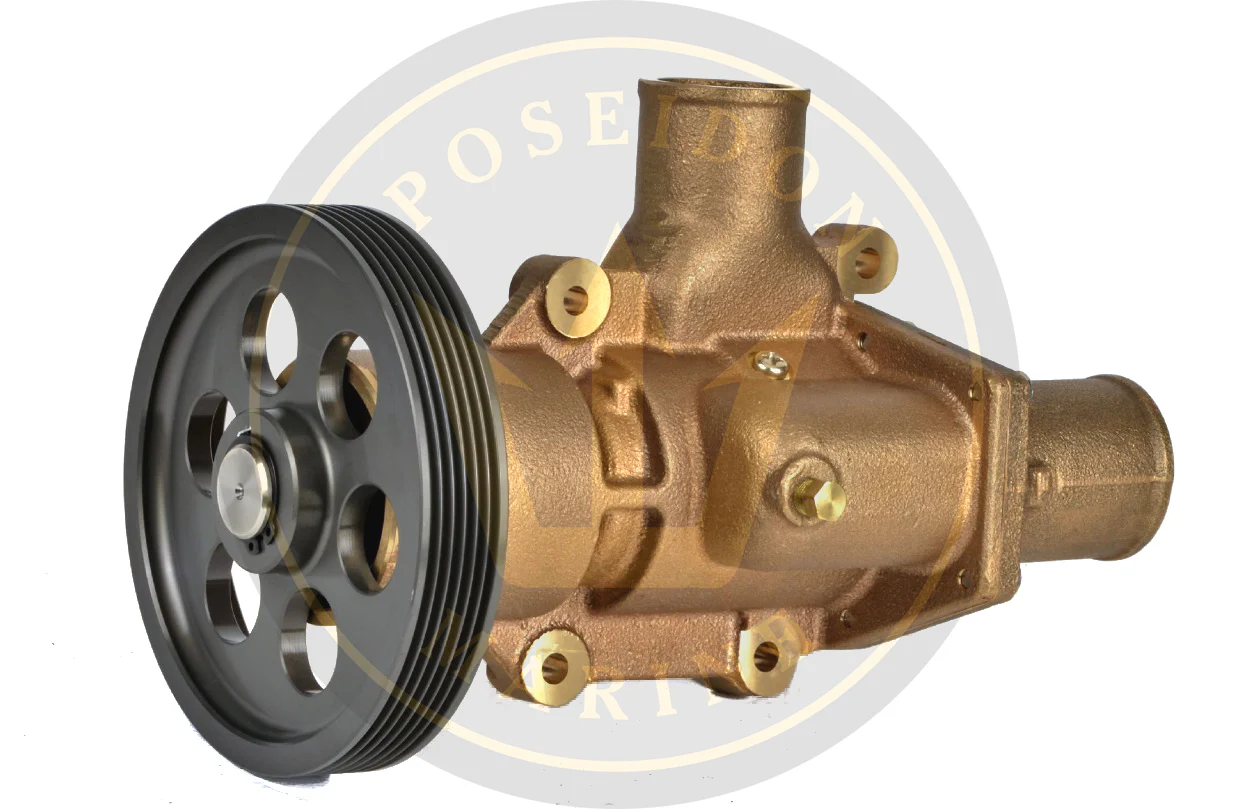 Recmar® Sea Water Pump Volvo Penta D6-280 D4-435 21380890 with hose connection