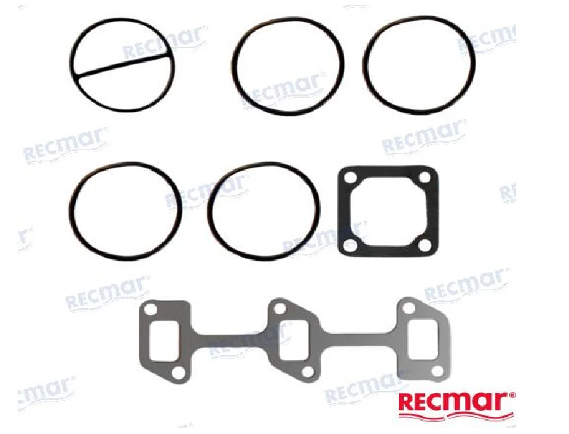 Seal kit for Yanmar 3JH radiator cooler replaces 120445-44611 129150-13110 - Image 3