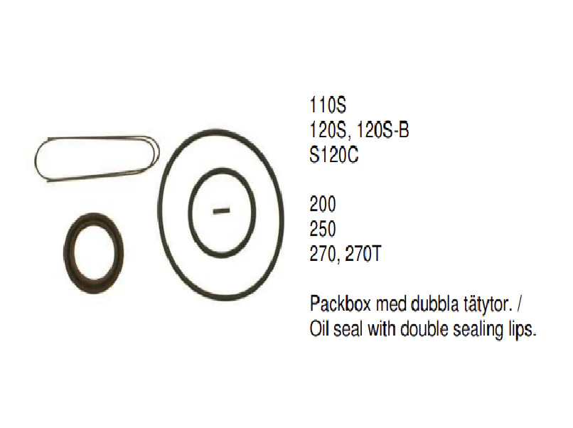 Crom® Shift Actuator Seal kit Volvo Penta 110S 120S 3583322
