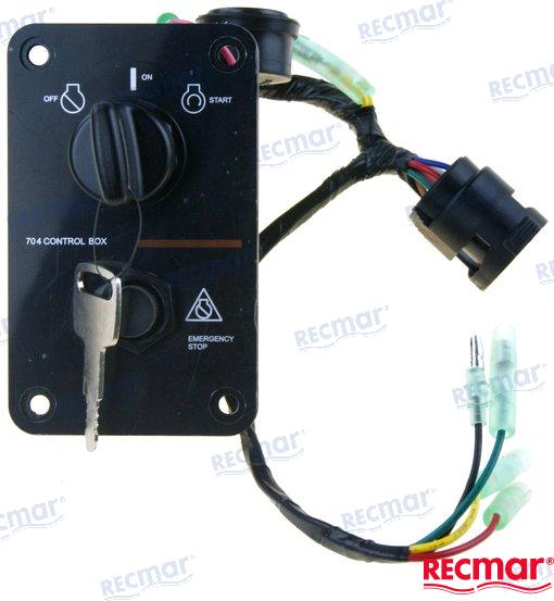Ignition switch, console mounted for Yamaha model 704