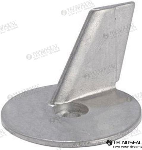 Tecnoseal® zinc trim tab anode for Suzuki outboards 20HP-35HP 55125-96310 - Image 2