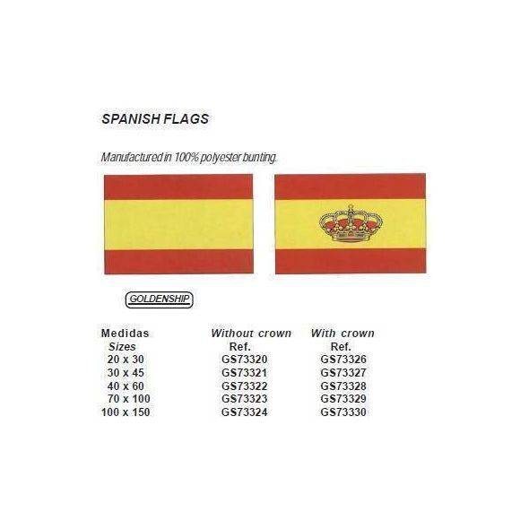 SPAIN FLAG WITHOUT COAT OF ARMS 30*45 - Image 2