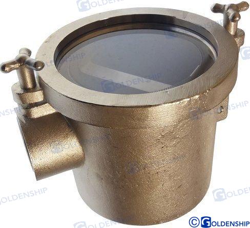 STAINLESS WATER FILTER 90o 1 1/2